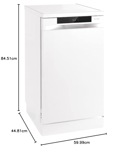 Gorenje GS643C90W Dishwasher/Freestanding/60 Width/16 Place Settings/6 Programmes/TotalDry/Total AquaStop/MultiClack/FlexUse/Intensive Programme/Crystal Glass/Energy Efficiency: C/Dimensions (H x W x