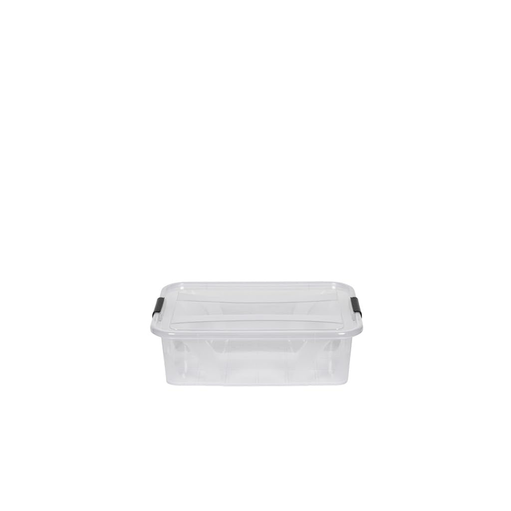 Kreher Master Storage Boxes with Lid in Transparent Design Various Sizes (Selectable) Made of Durable Plastic (80 Litres)