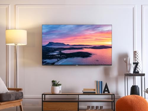 TCL 43V6C 43 Inch 4K UHD Smart TV - HDR10+, HVA Panel, Dolby Vision, Google TV, HDMI 2.1, DVB-T2/C/S2, Bluetooth 5.2, Voice Control with Alexa & Google Assistant