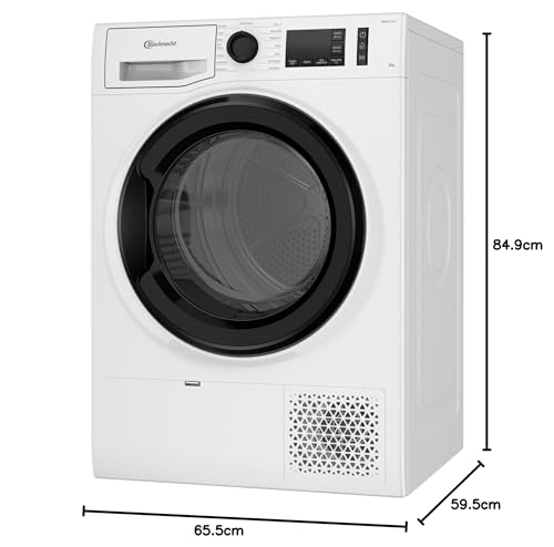 Bauknecht BD 8D WWS Heat Pump Dryer / 8 kg / Energy Efficiency Class A++ / Precision Dry - Intelligent Drying / Inverter Motor / Slim - Extra Slim / Drum Lighting