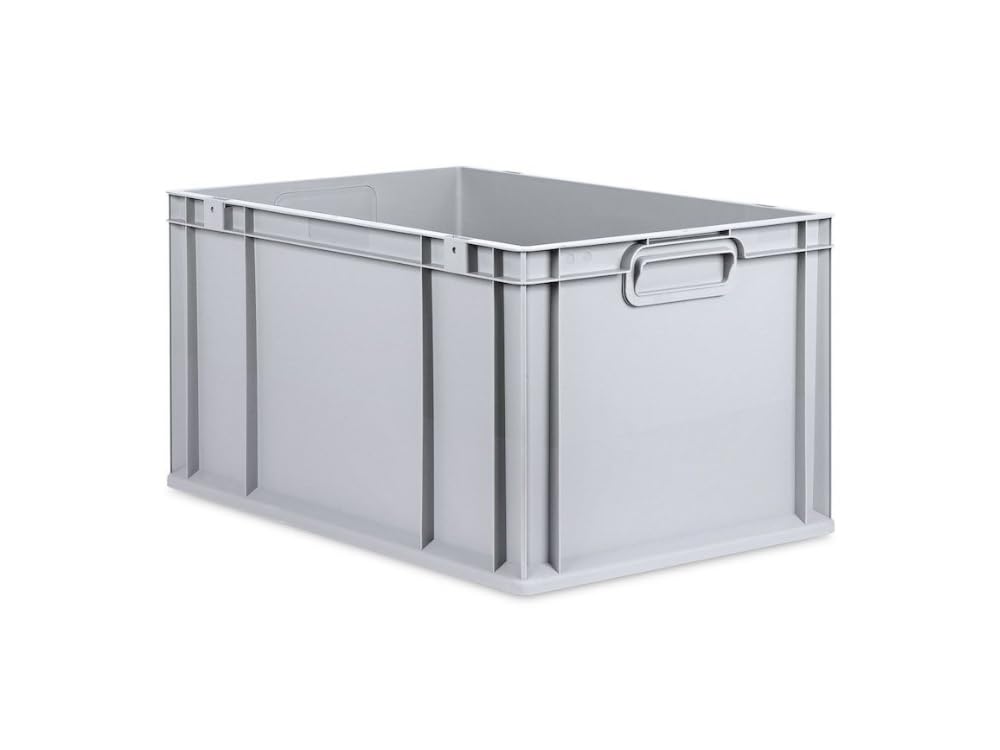 PROREGAL SuperSparSet 5 x Eurobox NextGen Economy | Closed Handles | H x W x D 17 x 30 x 40 cm | 16 Litres | Euro Container, Transport Box, Transport Container, Stacking Container