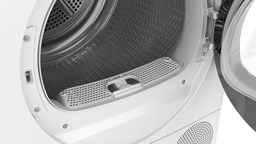 Bosch Series 6 WQG235D00 Heat Pump Dryer for 8 kg of Laundry, A+++, 176 kWh/Year, AutoDry, Anti Vibration Design, Sensitive Drying System, Environmentally Friendly Coolant, White