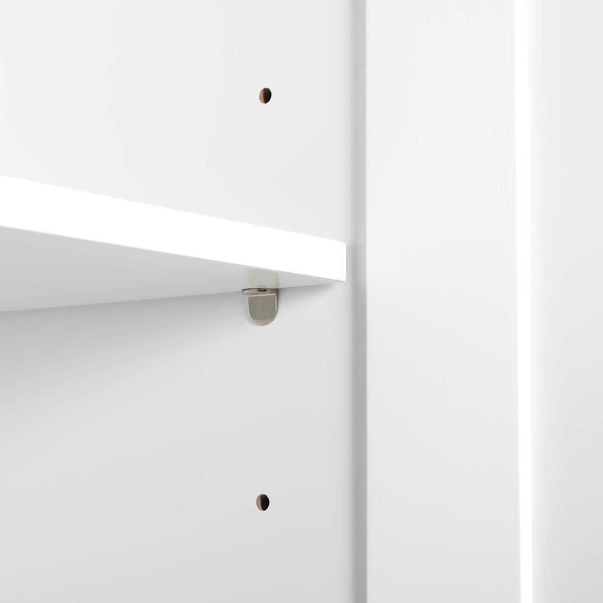Yaheetech Bathroom Cabinet Wall Cabinet with 3 Doors Bathroom Cabinet Wall Shelf Kitchen Cabinet with Height-Adjustable Shelf for Bathroom Kitchen Laundry Room 75 x 31 x 60 cm