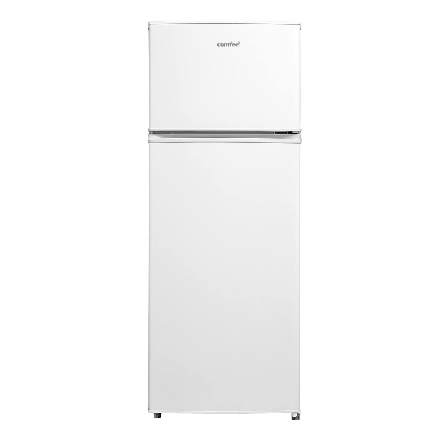 Comfee RCT284DK2A Fridge/Freezer, Top Freezer Compartment, 176 kWh/Year, 143 cm Height, LED Light, Reversible Door Hinge, Black