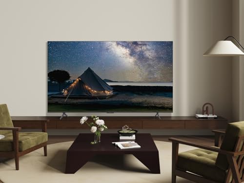 TCL 43T69C 43 Zoll QLED, Direct LED TV, 4K HDR TV, Smart Google TV (Dolby Vision & Atmos, Game Master, Motion Clarity, Kompatibel mit Google Assistant & Alexa)