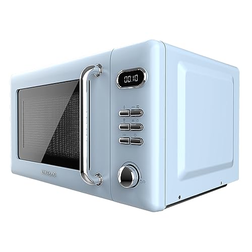 Cecotec Proclean 5110 20L Retro Beige 700W 5 Level Digital Microwave with Grill - 60 Minutes Timer - 8 Programmes and Defrost Mode - Vintage Beige