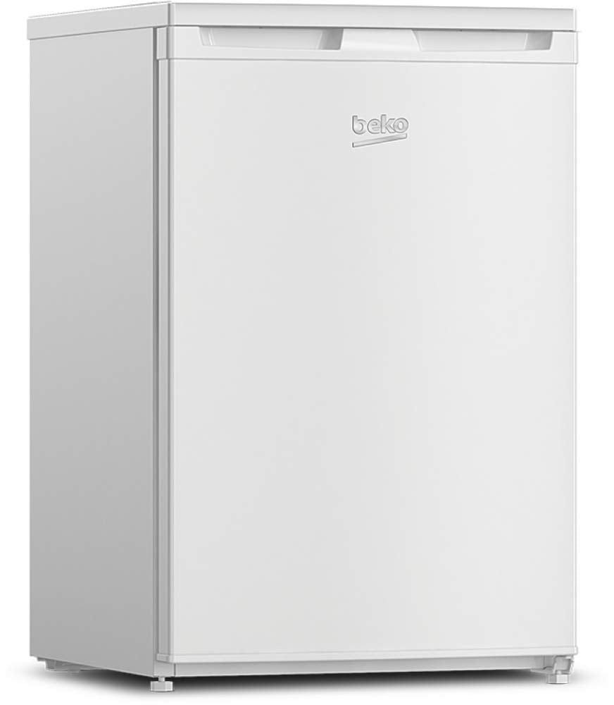 Beko TSE1424N b100 Table Top Refrigerator, 128 Litre Total Capacity, Interchangeable Door Hinge Good Lighting in the Device, 37 dB, Heavy Duty Glass Shelves, White