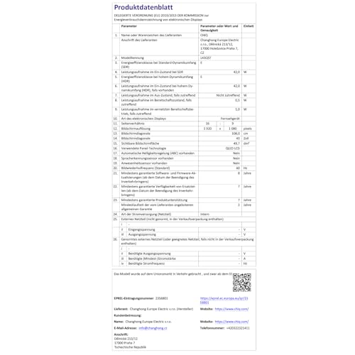 CHIQ L40FT 40 Zoll, Full HD, (100 cm) Smart Fernseher, HDR10, Dolby Audio & DBX-tv, Triple Tuner DVB-C/T2/S2, Integrierter Chromecast, Metall Randlos Design