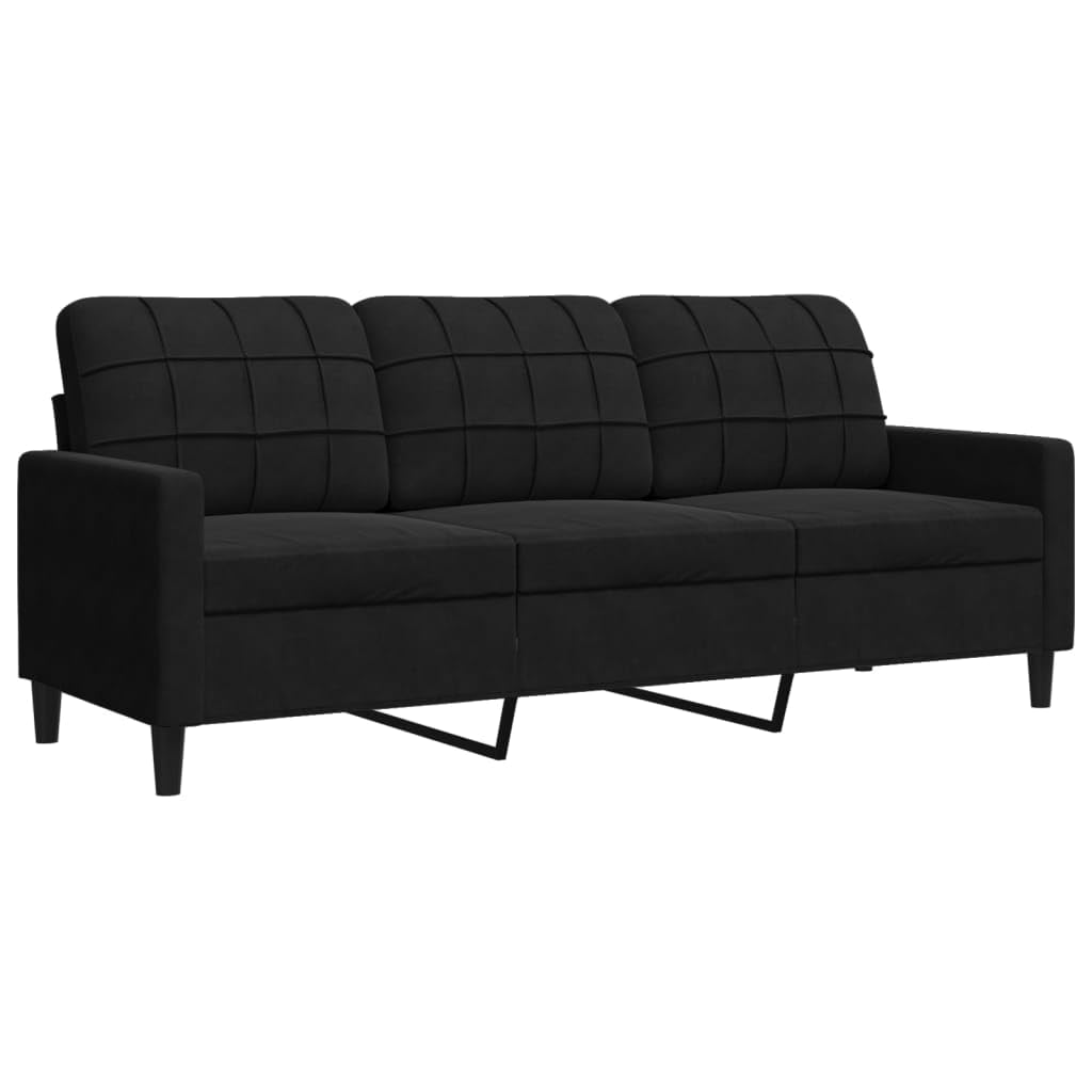 IKAYAA Sofa Set Dark Grey