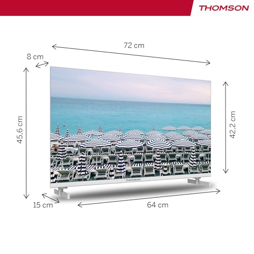 Thomson 24 Inch (60 cm) LED HD Easy TV - No Smart - Hotel Mode, USB, HDMI, Triple Tuner (Cable, Satellite, Antenna), AV IN, CI+, A+ Panel - 24HD2S13
