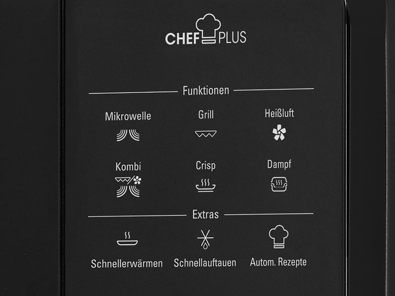 Bauknecht MWA 49 SL Microwave Oven (Freestanding) / Steam Cooking Function / 3D System - Even Results / AutoClean / 6 Power Levels / 25 L Cooking Chamber / Glass Turntable 28 cm Diameter / DualCrisp &