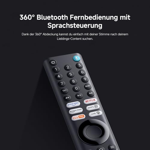 Xiaomi F Pro 32" QLED Smart TV, Fire TV, Triple Tuner DVB-C/S/S2/T/T2, Dolby Audio, DTS Virtual:X, DTS-HD, Voice Control with Alexa, Compatible with Apple AirPlay