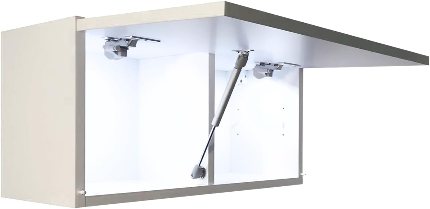 Laura Bathroom Cabinet Bathroom Furniture Folding Bathroom Wall Cabinet Telescopic Opening Matt White Dimensions 39 x 120 x 23 cm