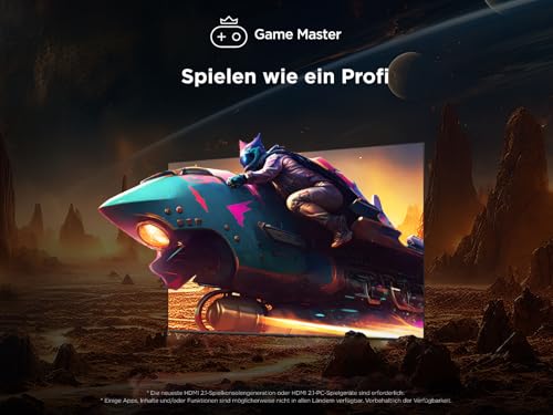 TCL 43T69C 43 Zoll QLED, Direct LED TV, 4K HDR TV, Smart Google TV (Dolby Vision & Atmos, Game Master, Motion Clarity, Kompatibel mit Google Assistant & Alexa)