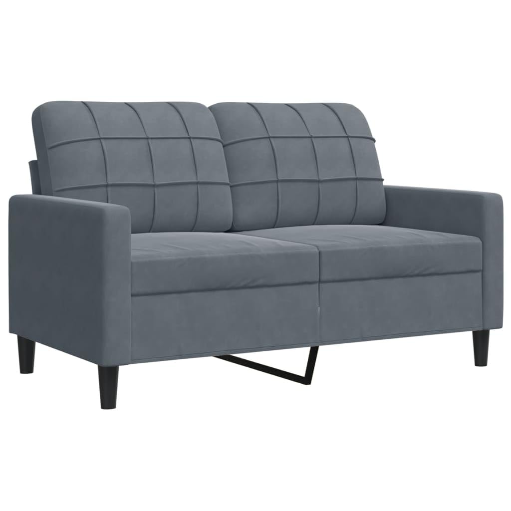 IKAYAA Sofa Set Dark Grey