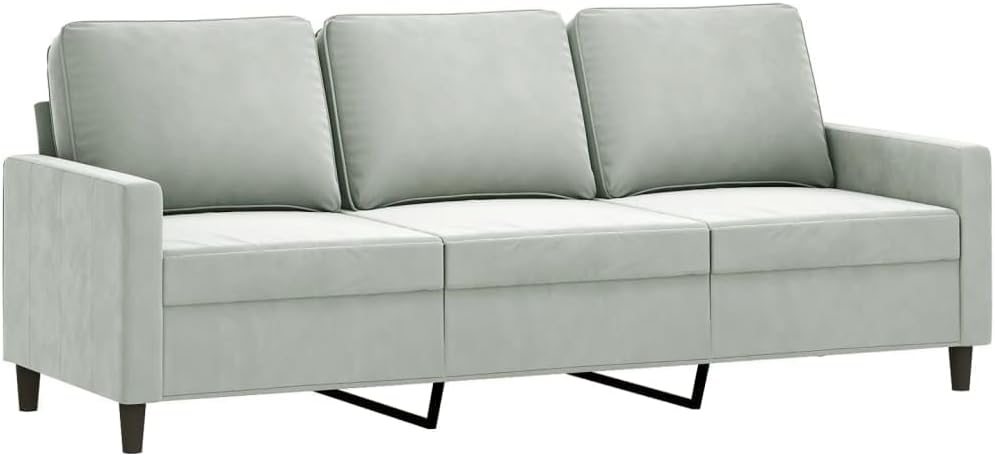 Homgoday 3-TLG. Sofagarnitur mit Kissen