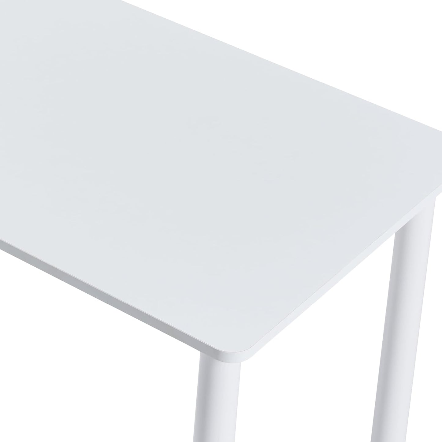 [en.casa] Tammela Dining Table for 4 People 120 x 60 cm Rectangular Table Top Steel Legs Oak Look