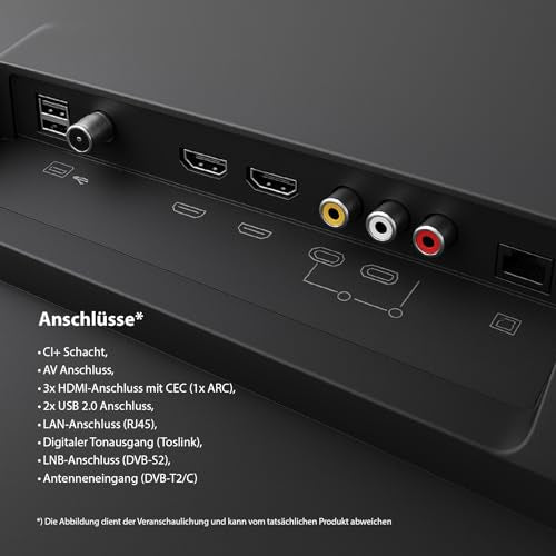 DYON ULTIMAX 43F-TI - 43 Inch (108 cm) Full HD Smart TV with Samsung Tizen OS, Triple Tuner (DVB-C/-S2/-T2), Samsung Smart & Gaming Hub, Prime Video, Netflix, Disney+ [2025]