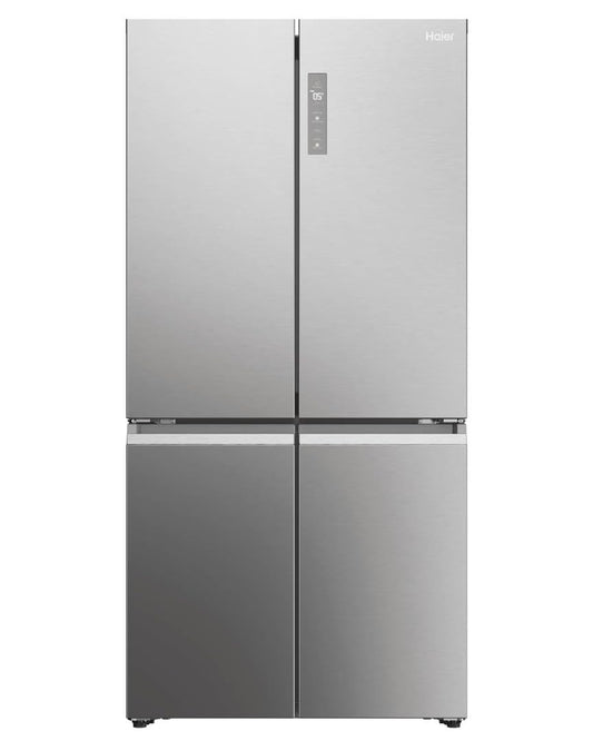 Haier Multi Door Kühl-Gefrierkombination I CUBE 83 SERIE 7 HCR7818DWPT I 4-türiger Kühlschrank mit Gefrierfach, XXL-Fassungsvermögen & 83cm Breite I 463L, Energieklasse D I Wasserspender & No Frost