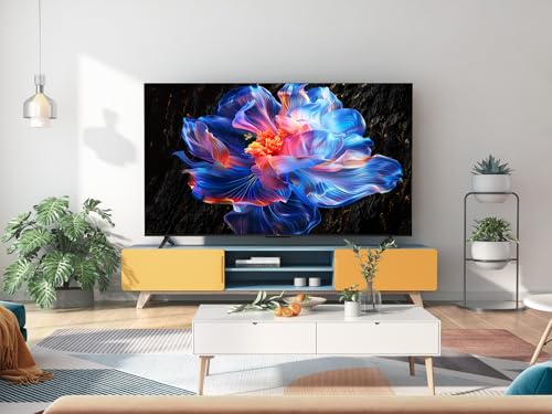 TCL 43V6C 43 Inch 4K UHD Smart TV - HDR10+, HVA Panel, Dolby Vision, Google TV, HDMI 2.1, DVB-T2/C/S2, Bluetooth 5.2, Voice Control with Alexa & Google Assistant