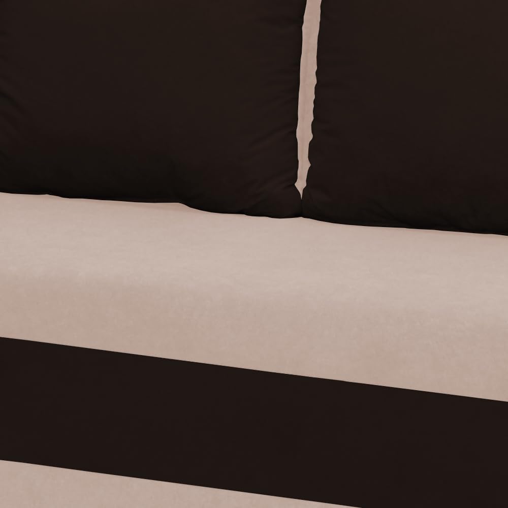 FORNIRO 24 Loft Ecksofa mit Schlaffunktion und Bettkasten - Sofa mit 3 Sitzen und Robustem Überzug - Universal Schlafcouch L-Form - Modern Couch - 225x130x75 cm - Schwarz-Türkis