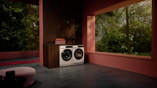 AEG Heat Pump Dryer 8 kg, Test Winner of Stiftung Warentest, Series 8000 AbsoluteCare - Wool and Silk Drying, C, Energy Saving, Drum Lighting, Wrinkle Protection, Gentle Drum, TR8AMZ68