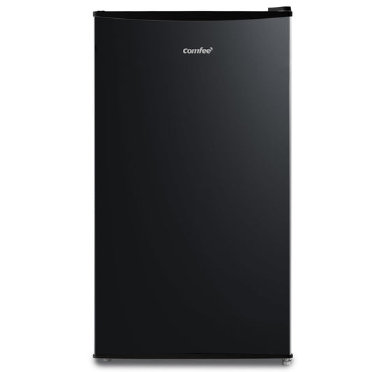 Comfee RCD80WH2(E) Fridge with Freezer, 80 L Tabletop Fridge, with 12 L Freezer, -18 °C to -8 °C, 4 Star Freezer Rating, 137 kWh per Year, Adjustable Temperature Control, White