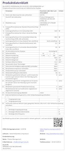 Vestel Fernseher 50 Zoll Smart TV Powered by TiVo, 4K UHD Fernseher mit Dolby Vision HDR, Dolby Atmos und integriertem Triple-Tuner, LED TV 50UT9740 schwarz