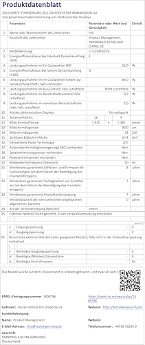 JVC 32 Zoll Fernseher Android TV (HD-Ready Smart TV, HDR, Triple-Tuner, Google Play Store) LT-32VAH3355