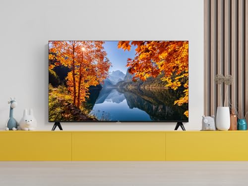 TCL 43V6C 43 Inch 4K UHD Smart TV - HDR10+, HVA Panel, Dolby Vision, Google TV, HDMI 2.1, DVB-T2/C/S2, Bluetooth 5.2, Voice Control with Alexa & Google Assistant