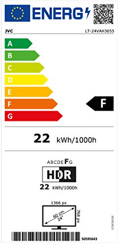 JVC 32 Zoll Fernseher Android TV (HD-Ready Smart TV, HDR, Triple-Tuner, Google Play Store) LT-32VAH3355