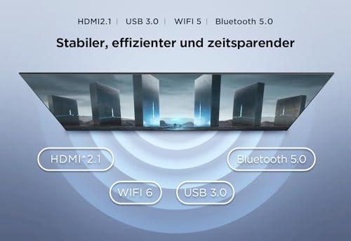 TCL 43V6C 43 Inch 4K UHD Smart TV - HDR10+, HVA Panel, Dolby Vision, Google TV, HDMI 2.1, DVB-T2/C/S2, Bluetooth 5.2, Voice Control with Alexa & Google Assistant