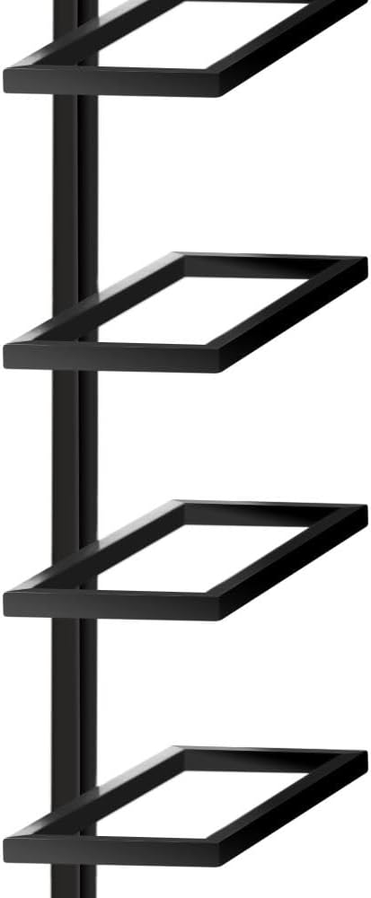 Yaheetech Wine Rack Bottle Holder Bottle Rack Wall Storage Rack Metal 10 Bottles Black