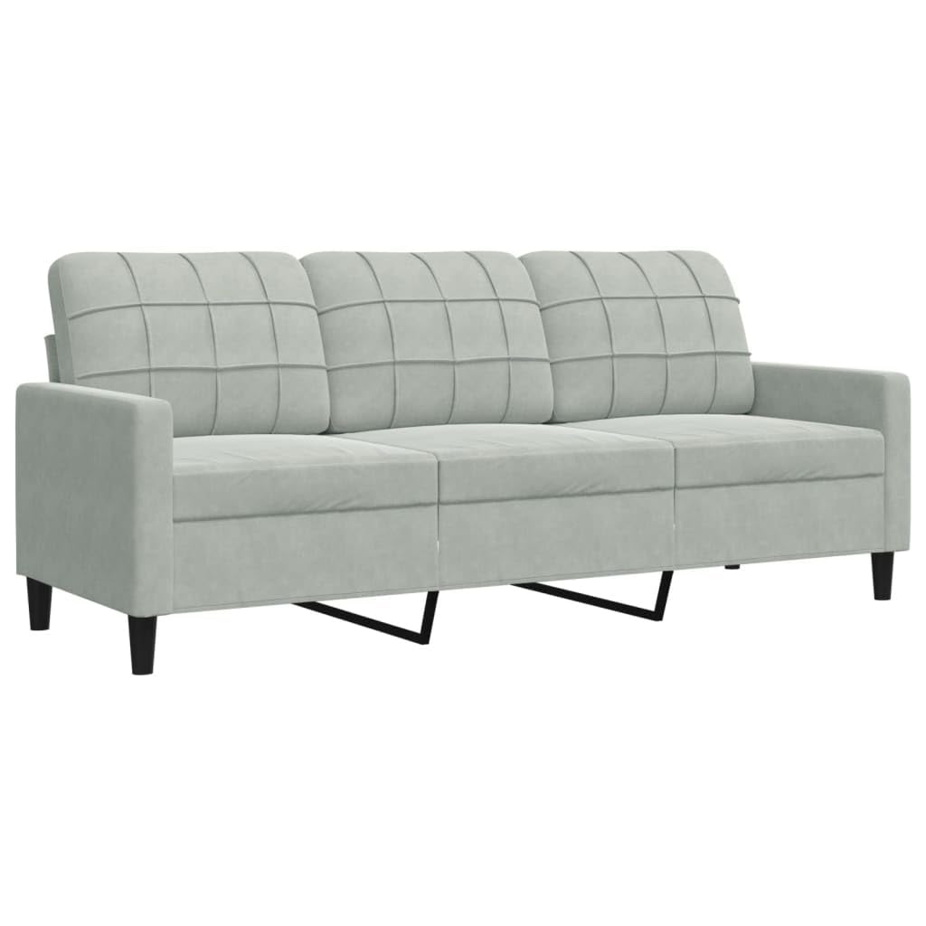 IKAYAA Sofa Set Dark Grey