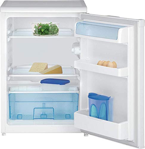 Beko TSE1424N b100 Table Top Refrigerator, 128 Litre Total Capacity, Interchangeable Door Hinge Good Lighting in the Device, 37 dB, Heavy Duty Glass Shelves, White