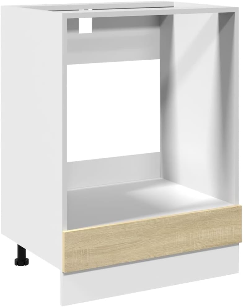 Lyon Sonoma Oak Wood Composite Kitchen Cabinet Set 7-Piece