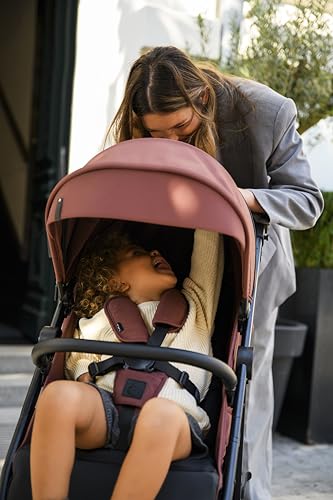 MoMi CLARA Children's Pushchair from 6 Months of Life, Up to 22 kg Body Weight, 5 Point Safety Belt, Footmuff, Drink Holder, Shopping Basket, Changing Bag, Insect and Rain Protection
