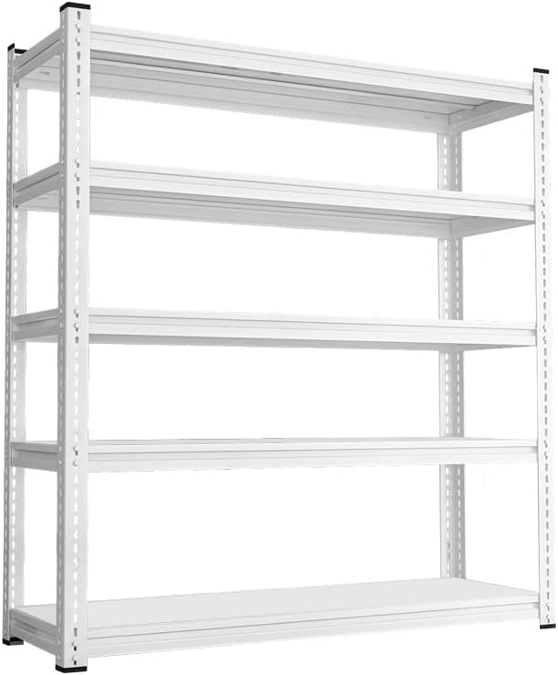 Metal Shelf, Outdoor Pumpkin Hole (Outer Hole) (White, 80 x 35 x 180 x 5)
