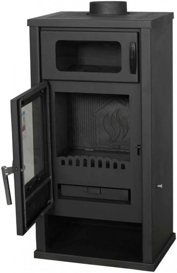 BALKAN ENERGY Troy Wood Stove with Oven 7.8 kW