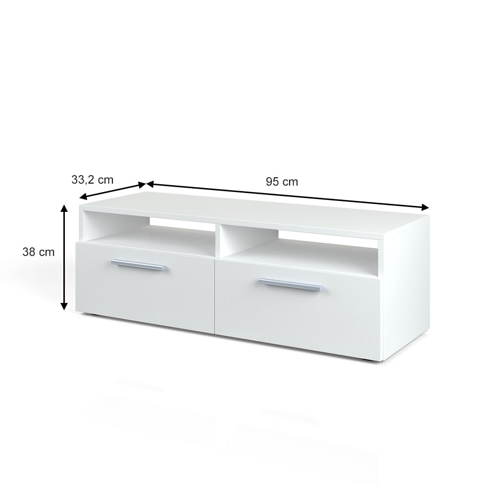 Vicco Diego Lowboard – TV Table Sideboard, TV Cabinet, TV Board Cupboard