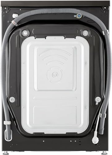 LG Electronics V7WD96H1A Washer Dryer with AI DD, 9 kg Wash, 6 kg Drying, 1400 rpm, Steam, TurboWash 360°, Feel-Good Drum, Wi-Fi Function, White