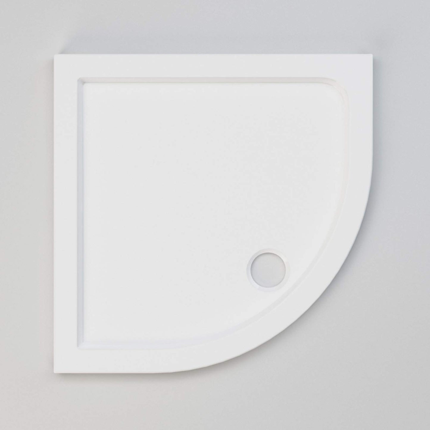 SONNI Shower Cubicle 80 x 80 Corner Entry, Round Shower with Frame Nano Glass for Easy Cleaning, Shower Enclosure Shower Door, Height 195 cm