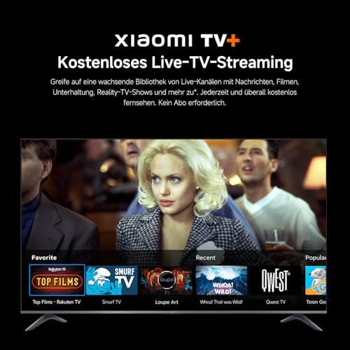 Xiaomi F Pro 32" QLED Smart TV, Fire TV, Triple Tuner DVB-C/S/S2/T/T2, Dolby Audio, DTS Virtual:X, DTS-HD, Voice Control with Alexa, Compatible with Apple AirPlay