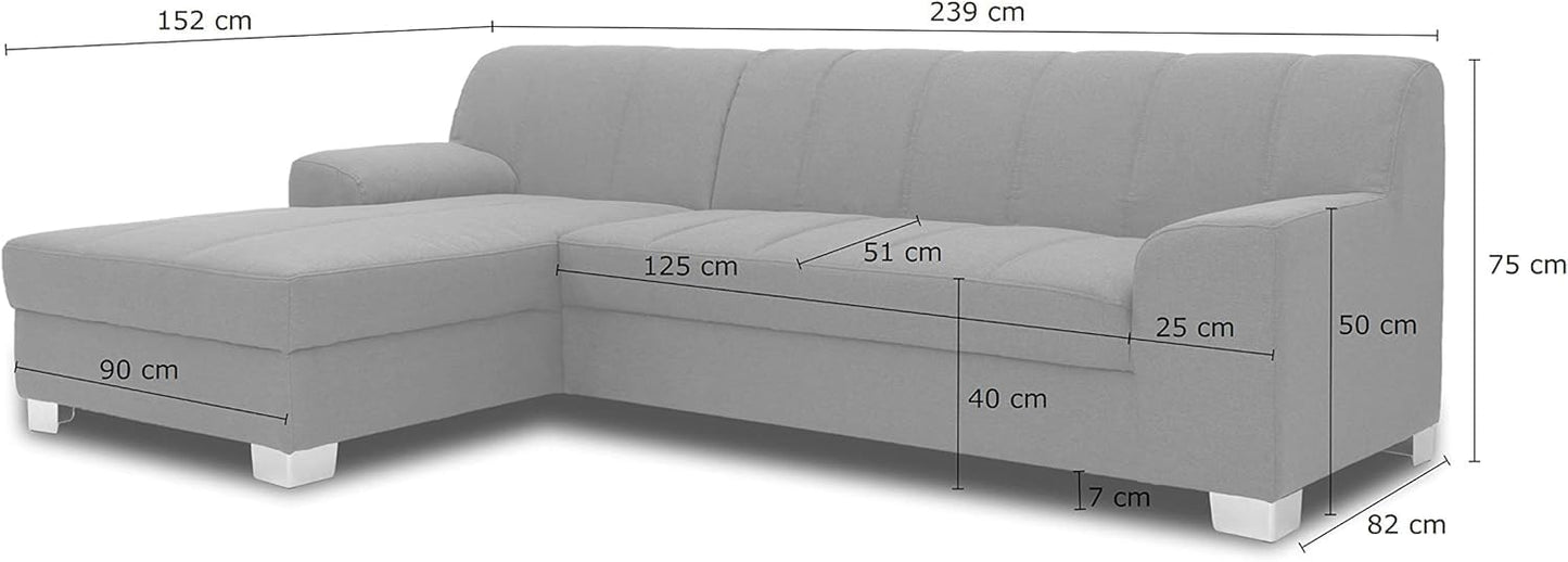 DOMO Collection Capri Corner Sofa