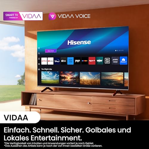 Hisense 40E4QT Fire Viewer, 40 Inches, DLED, Smart TV, Game Mode, AI Sports Mode, Dolby Audio, Dolby MS12, DTS Virtual X, HDR10, HLG, Full HD, High Contrast, Noise Reduction [2025]