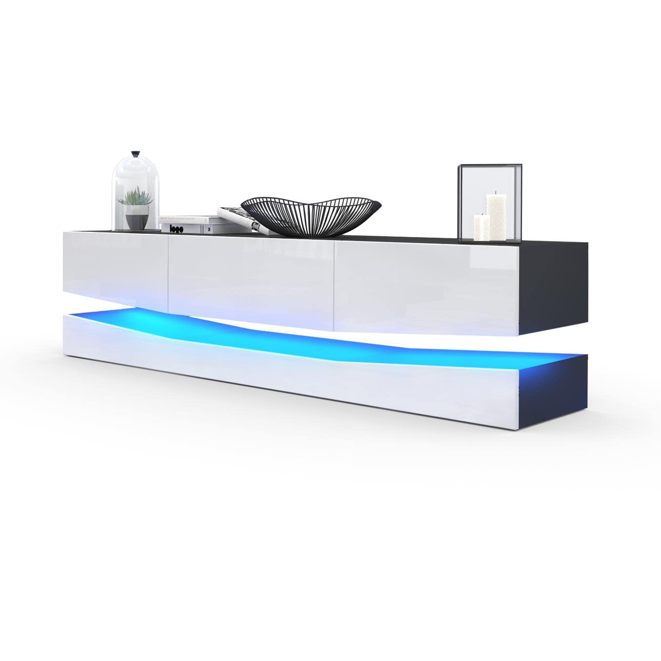 Vladon City, TV Board, Black