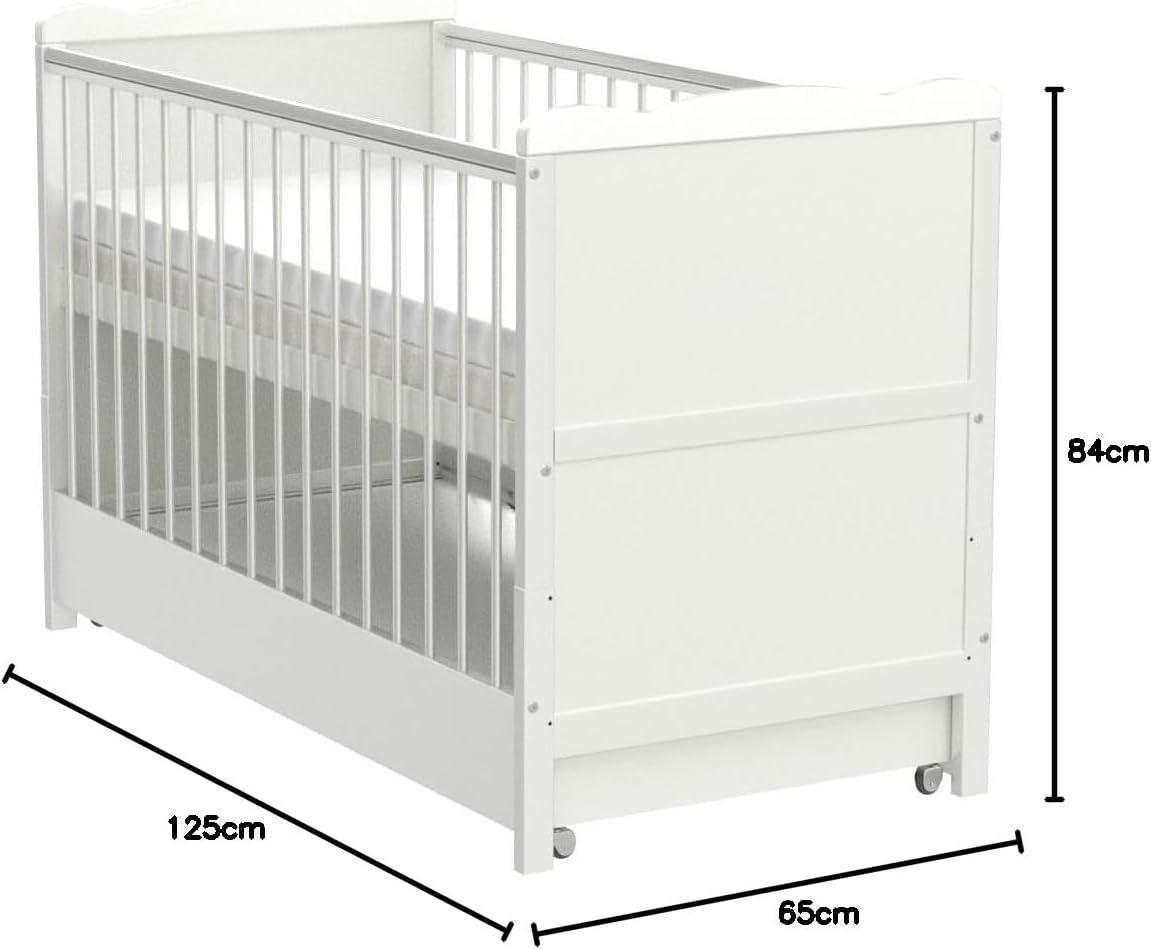 Marsell Baby Cot with Drawer