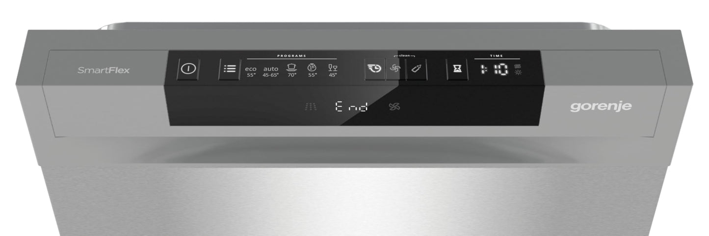 Gorenje GS643C90W Dishwasher/Freestanding/60 Width/16 Place Settings/6 Programmes/TotalDry/Total AquaStop/MultiClack/FlexUse/Intensive Programme/Crystal Glass/Energy Efficiency: C/Dimensions (H x W x