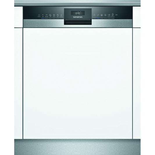 Siemens SN53ES06VE, iQ300 Smarter Geschirrspüler, Teilintegrierte Spülmaschine, 60 cm, Besteckschublade, auto Türöffnung, 3-fach rackMatic, besonders leise, intensiveZone, varioSpeed, aquaStop