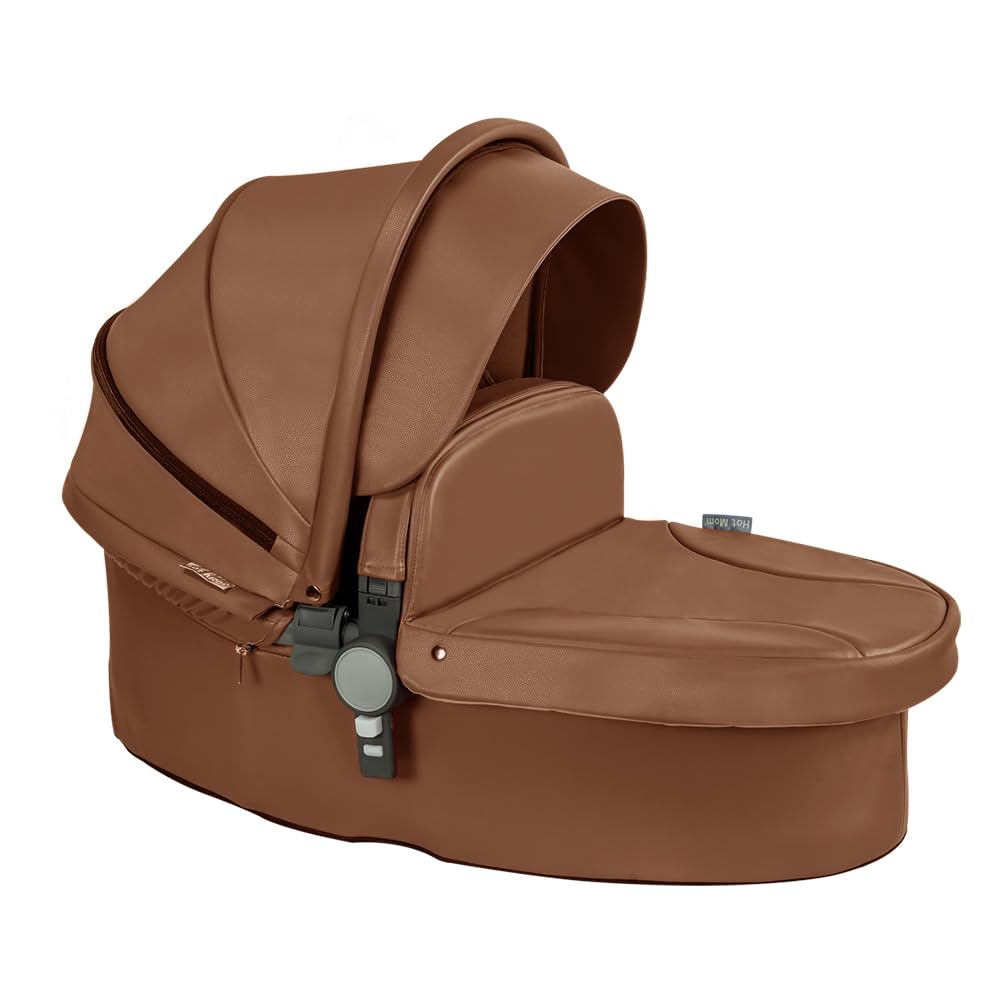 Hot Mom Pardo 3-in-1 Classic Combination Pushchair Model F22 with Aluminium Frame / Solid Rubber Tyres